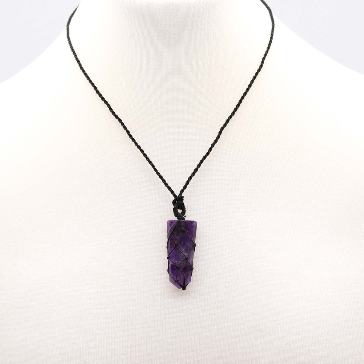 Anhänger – flache Spitze aus Amethyst