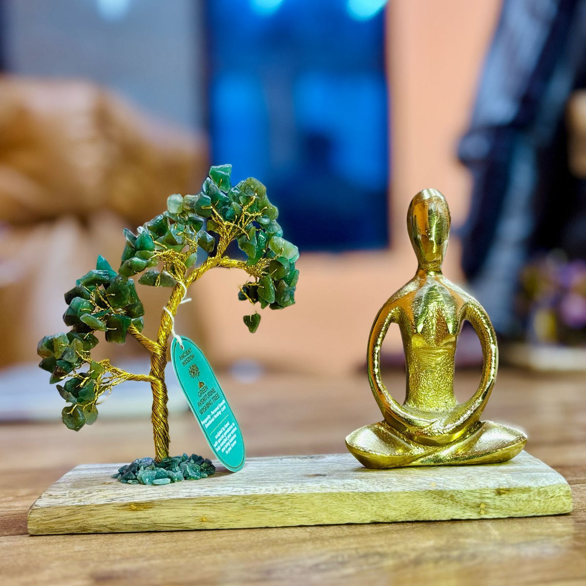Mineralgarten – Aventurin · Padmasana