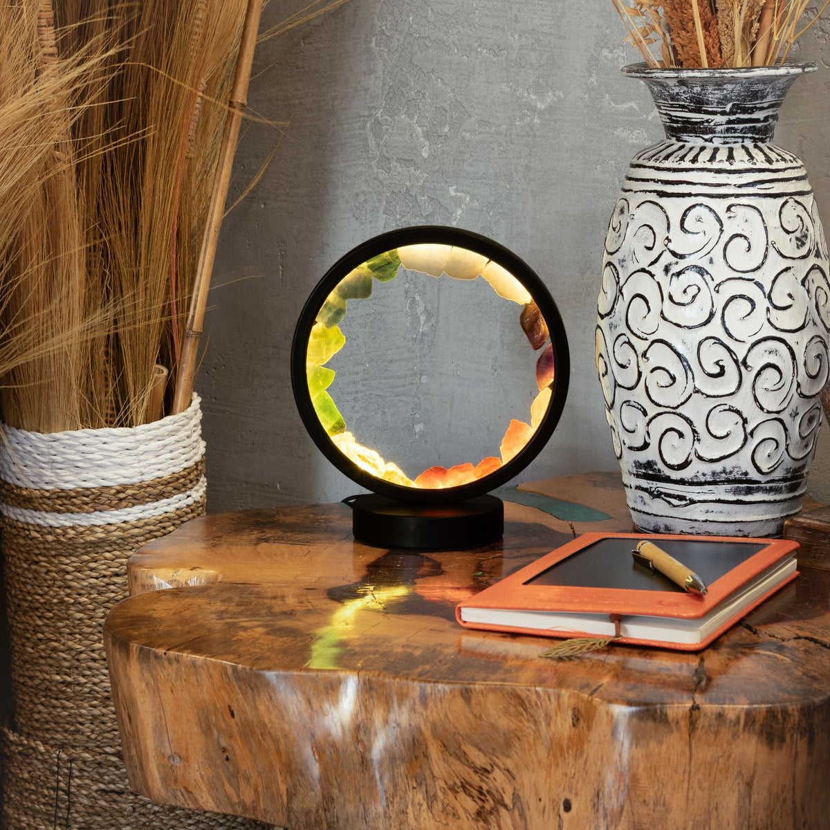 Dekorative Halo-Lampe – Sieben Steine