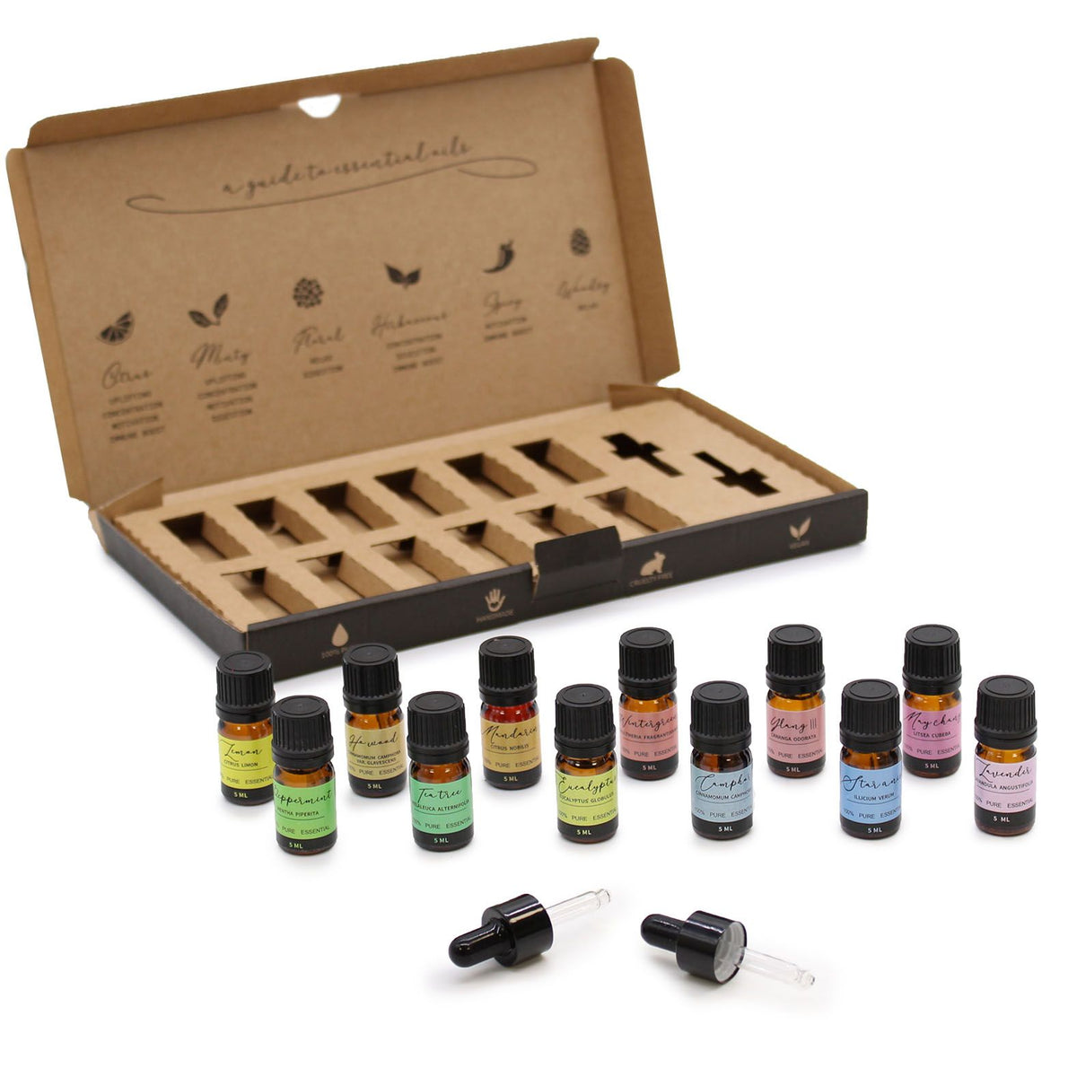 Aromatherapie-Starterset mit ätherischen Ölen