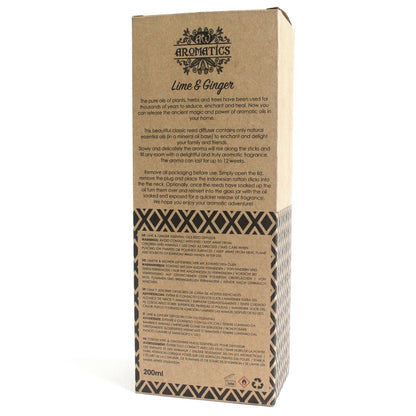 Aroma-Diffusor mit ätherischen Ölen Limette & Ingwer, 200 ml