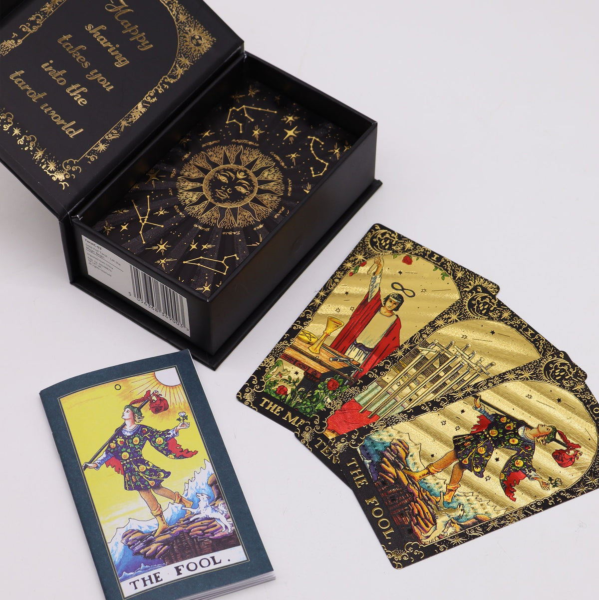 Tarot mit Goldfolie – Let the Magic Begin – Geschenkbox