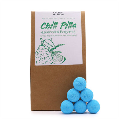 Chill Pills Badeschaum-Geschenkset – Lavendel & Bergamotte, 350 g