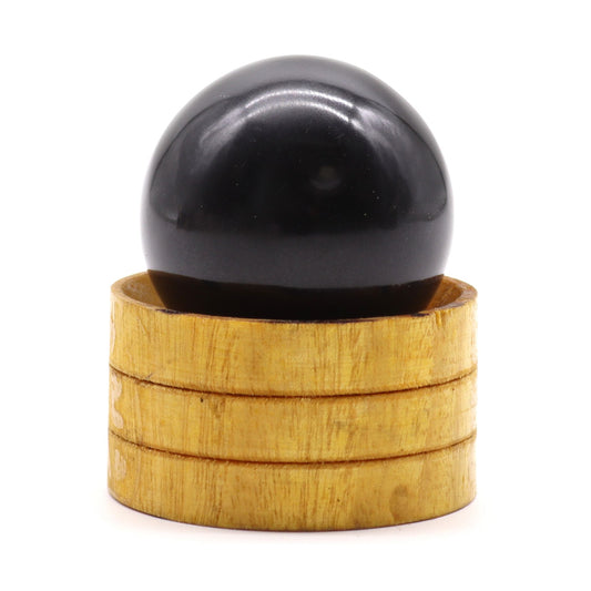 Mineralkugel mit Ständer – Turmalin, 40 mm