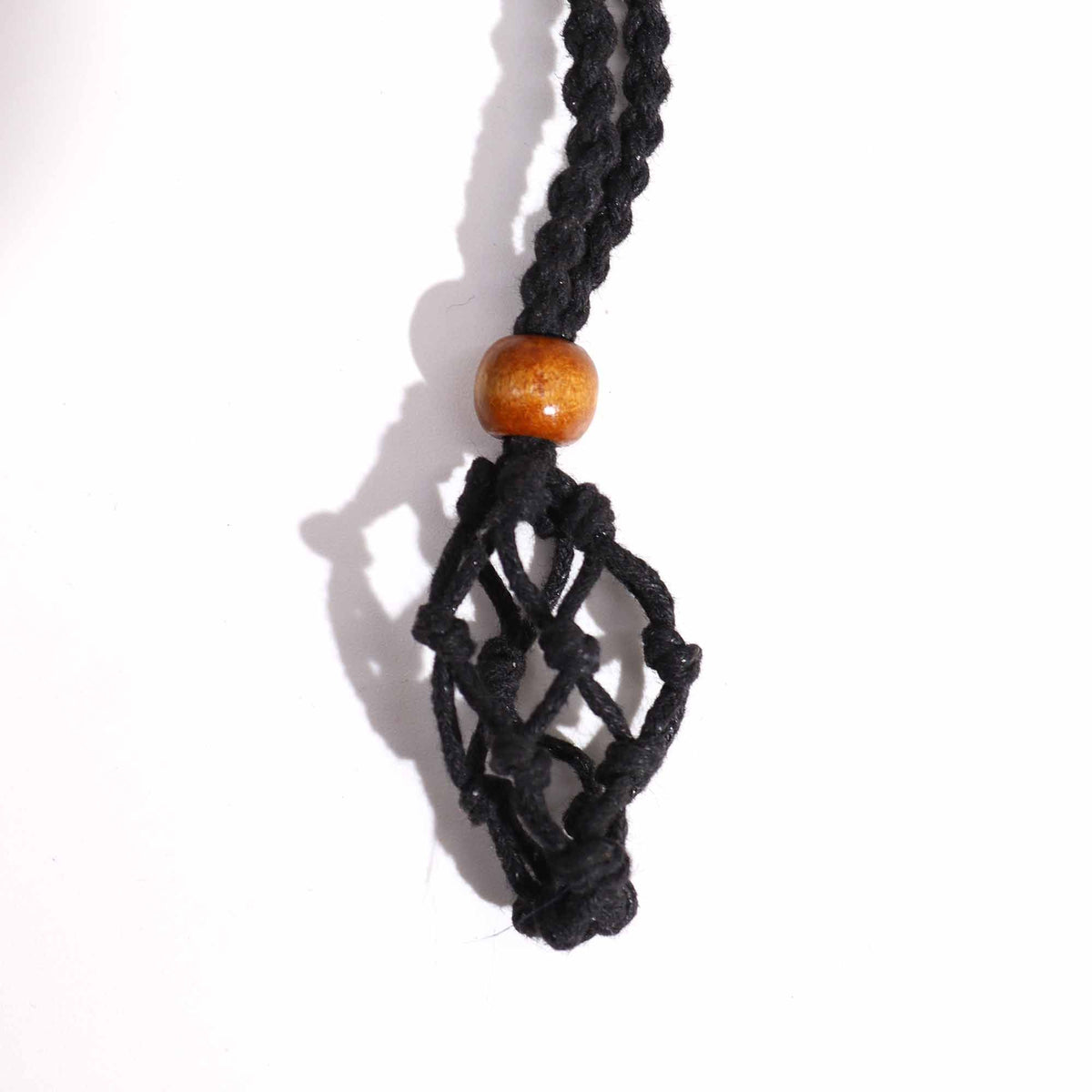 Kristall-Halskettenkordel – 45 cm – Schwarz