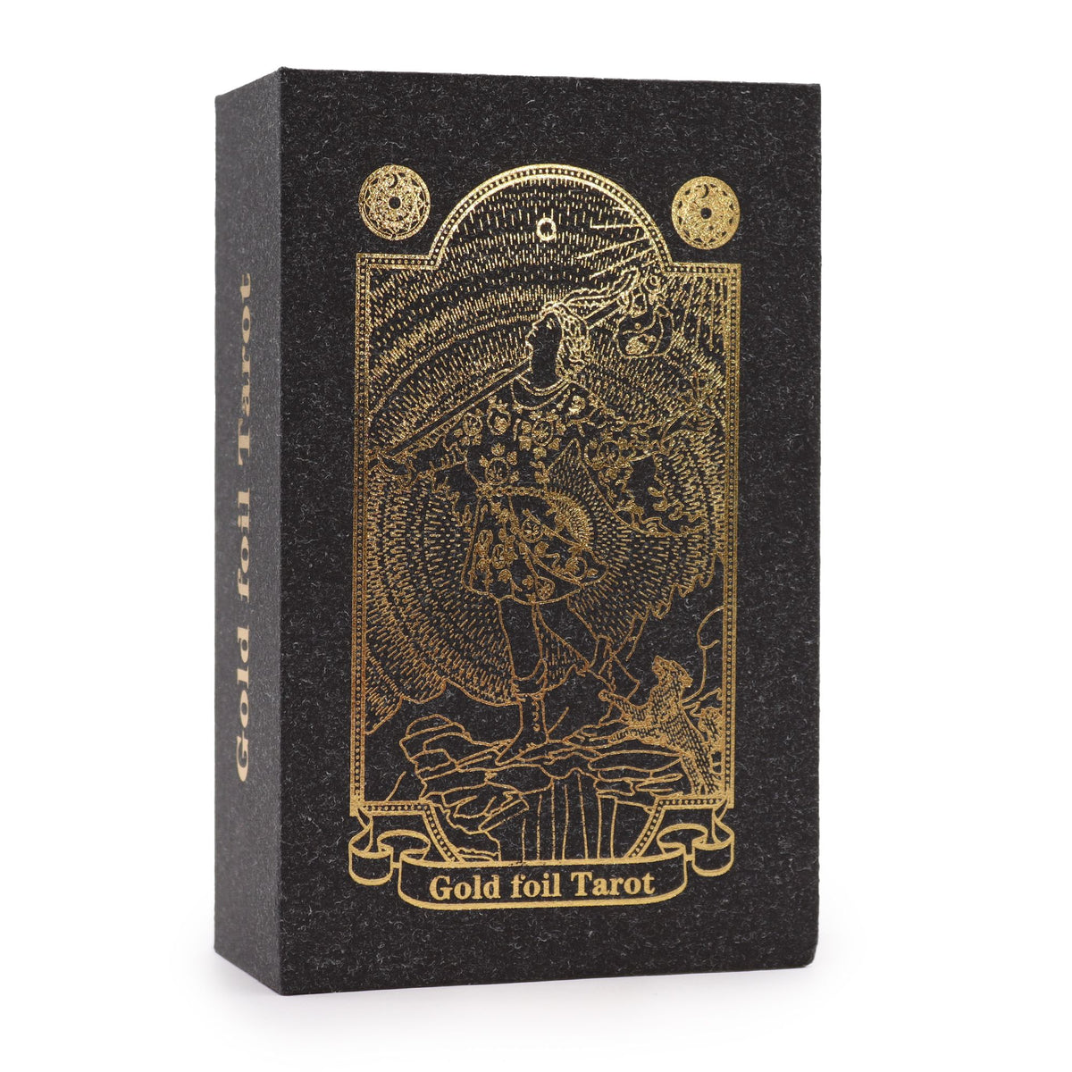 Tarot-Set mit Goldfolie und Buch – Geschenkbox