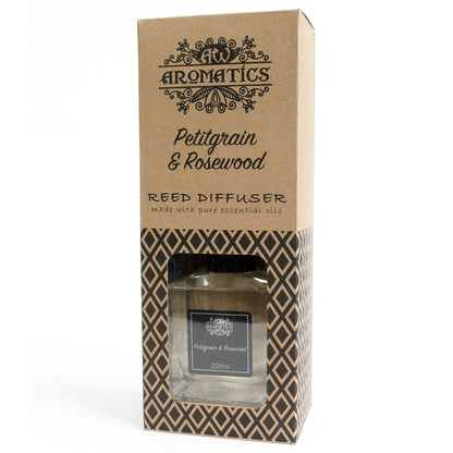 Aroma-Diffusor mit ätherischen Ölen Petitgrain & Rosenholz, 200 ml
