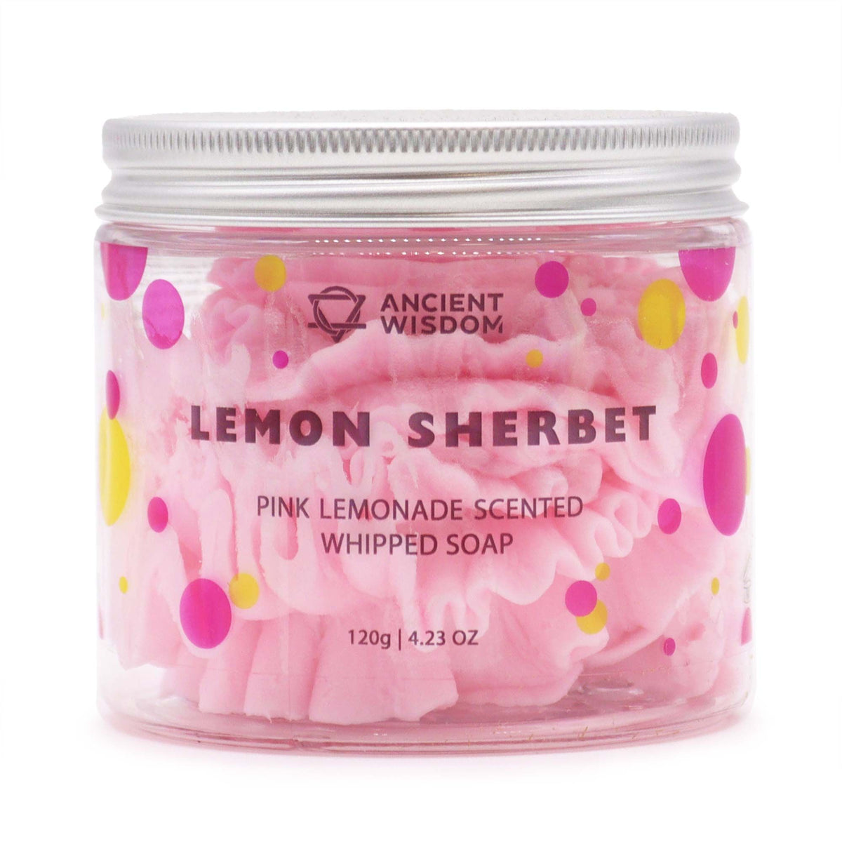 Schlagsahneseife mit rosa Limonade, 120 g