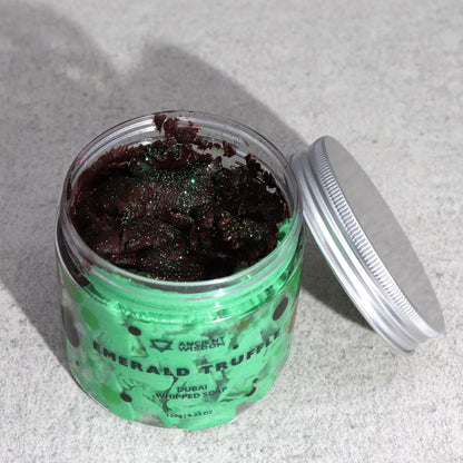Dubai Whipped Cream Soap – Emerald Truffle 120 g