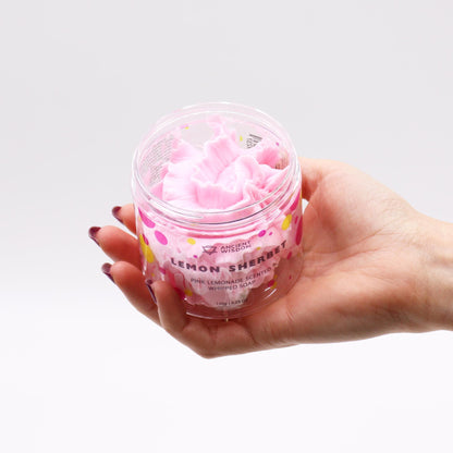Schlagsahneseife mit rosa Limonade, 120 g