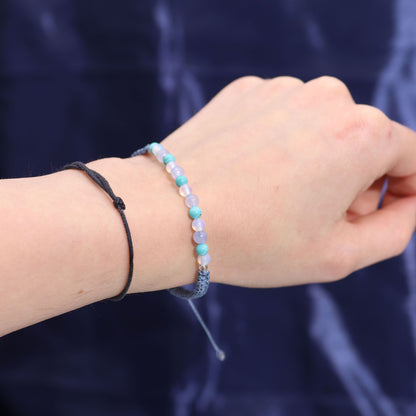 Sternzeichen-Kristallkerze mit Edelsteinarmband und Kartenlegung – Fische
