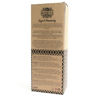 Aroma-Diffusor mit ätherischen Ölen Salbei & Rosmarin, 200 ml