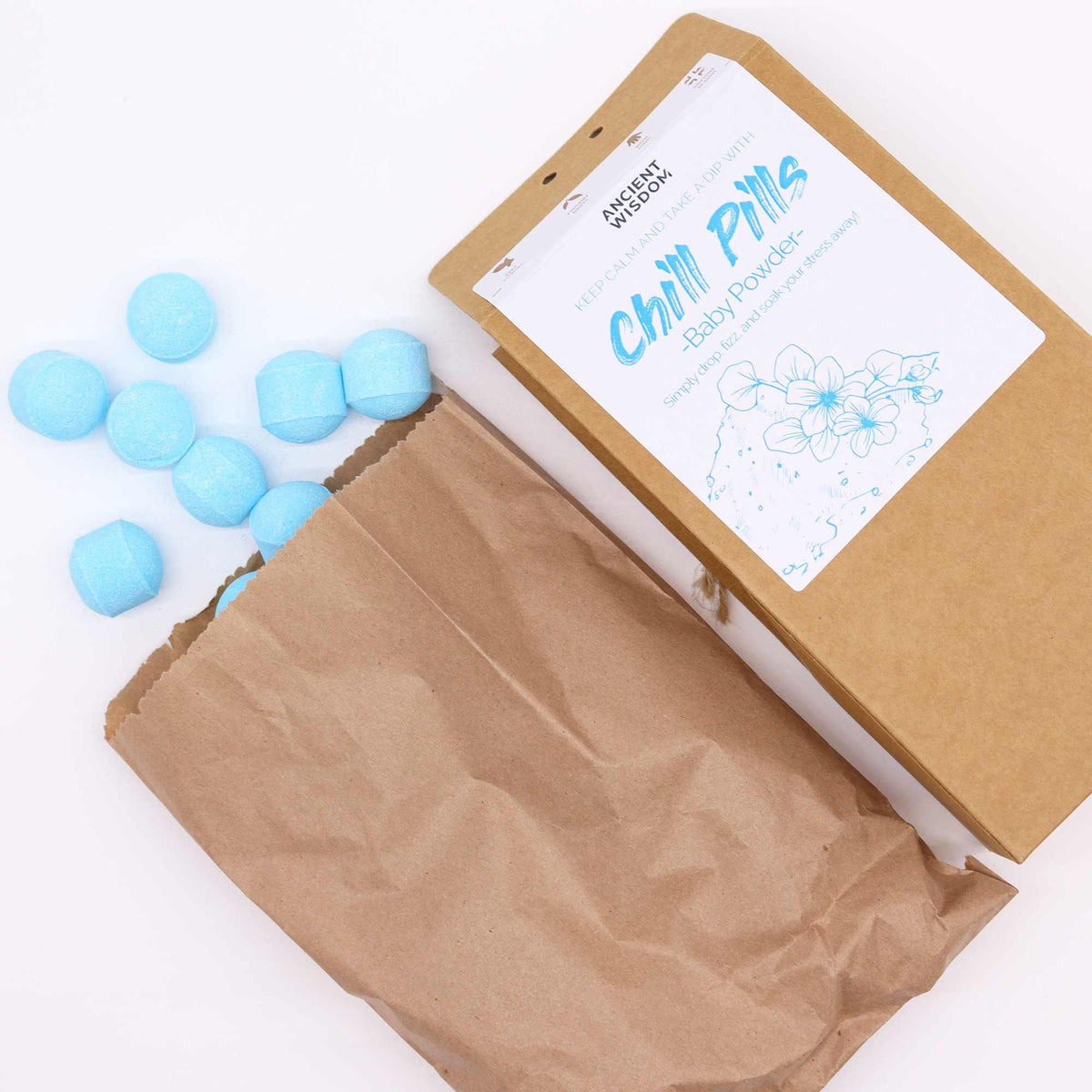 Chill Pills Geschenkset 350 g – Babypuder