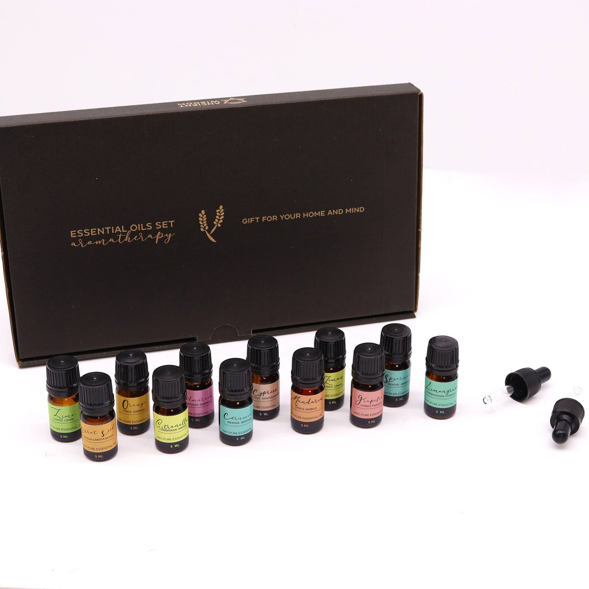 Aromatherapie-Set mit ätherischen Ölen – Sommer