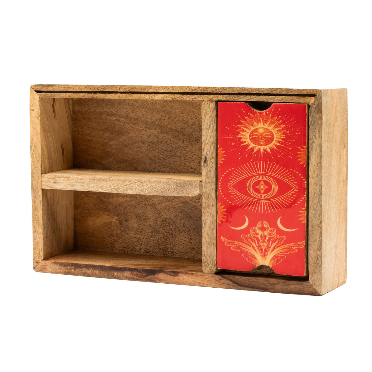Tarotbox mit drei Fächern