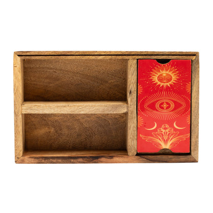 Tarotbox mit drei Fächern