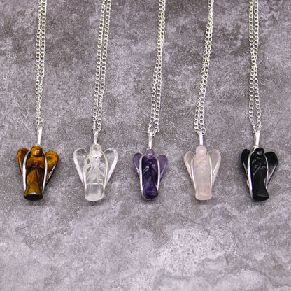 Schutzengel-Anhänger – Amethyst