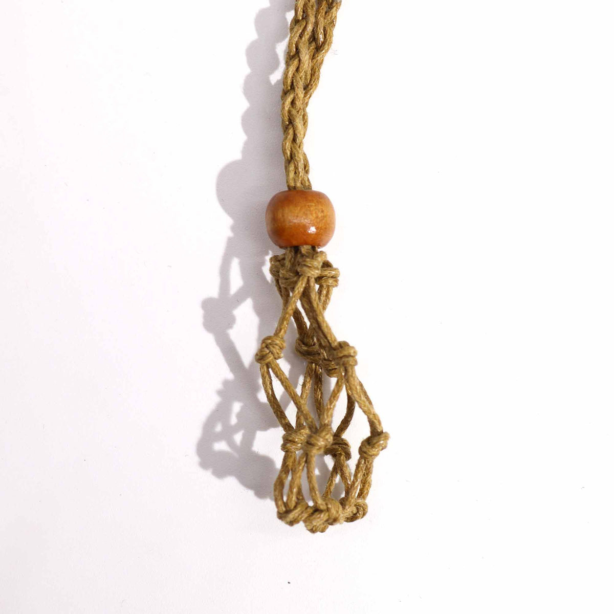 Mineral-Anhängerkordel, 45 cm – Sandfarben