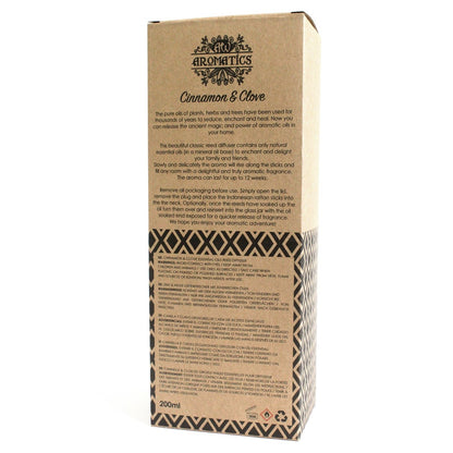 Aroma-Diffusor mit ätherischen Ölen Zimt & Nelke, 200 ml