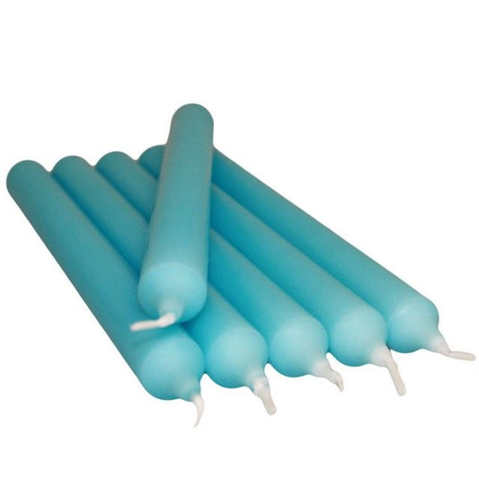 Türkisfarbene Tischkerzen Kerzen (100 Stück)