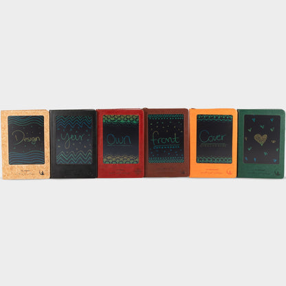 A5-Notizbuch mit LCD-Panel – Orange.