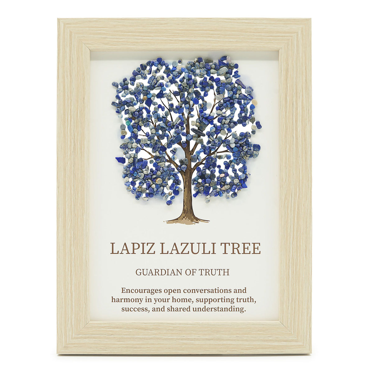 Gemälde „Lebensbaum“ mit Lapislazuli