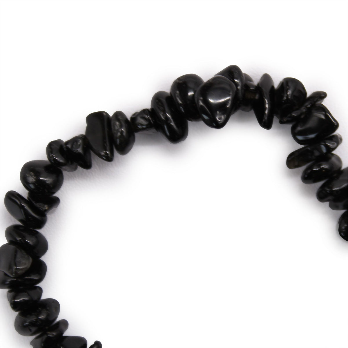 Armband mit schwarzem Achatsplittern