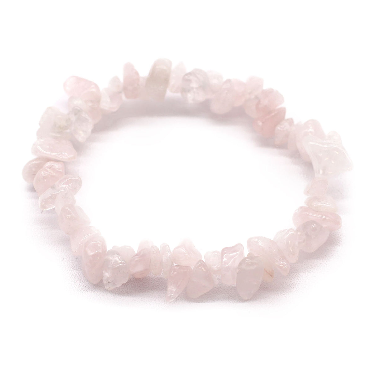 Armband mit Rosenquarzsplittern