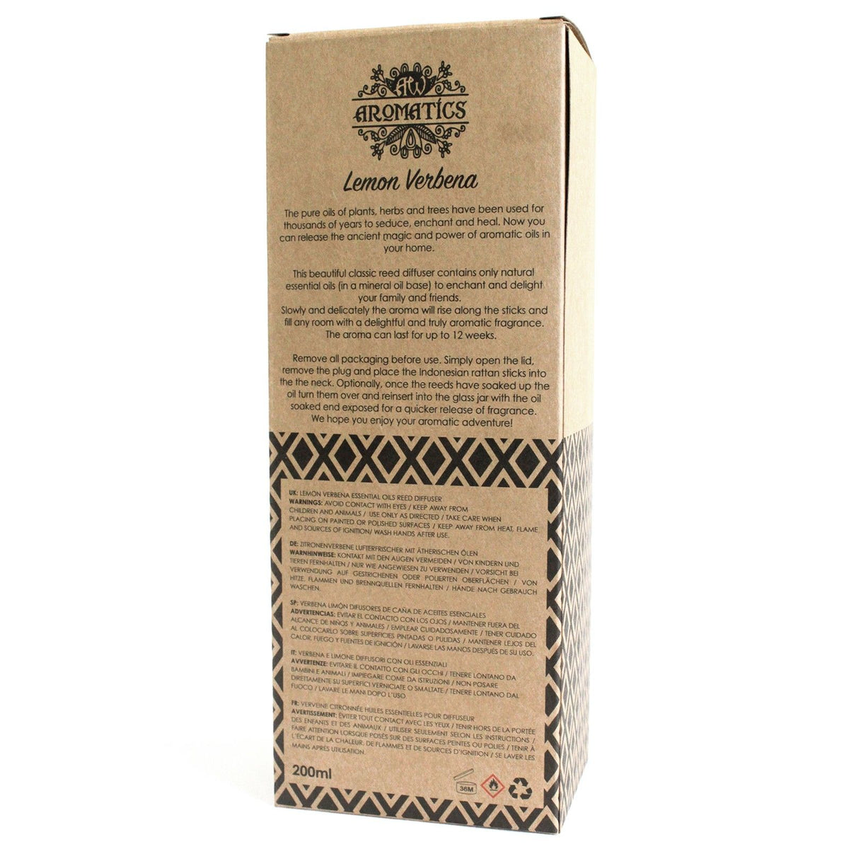 Aroma-Diffusor mit ätherischem Öl Zitronenverbene, 200 ml