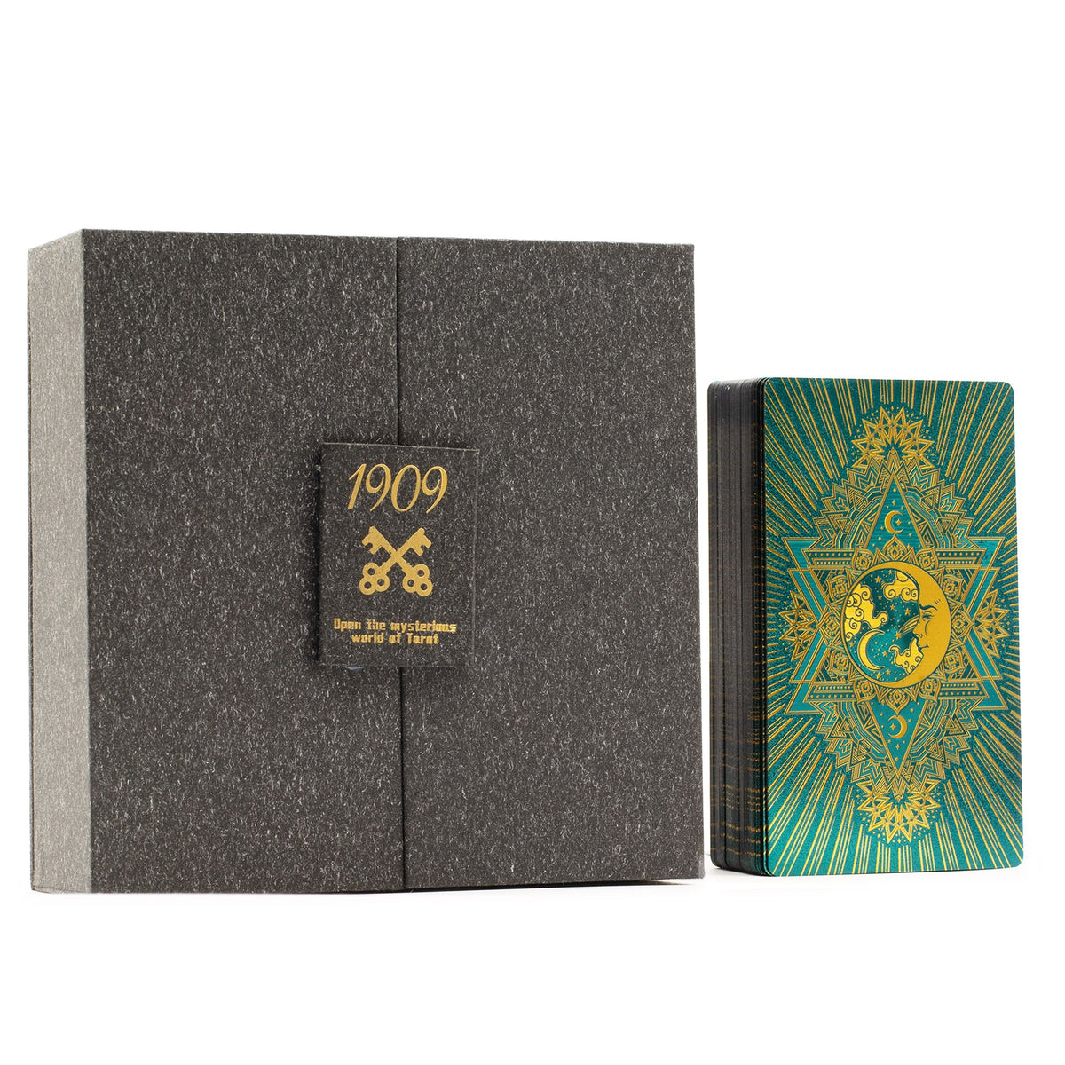 Tarot-Geschenkset – Gold und Türkis