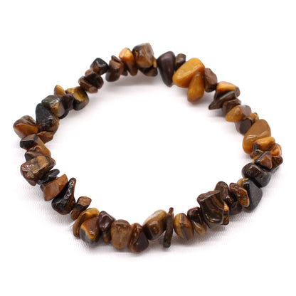Armband mit Tigerauge-Steinsplittern