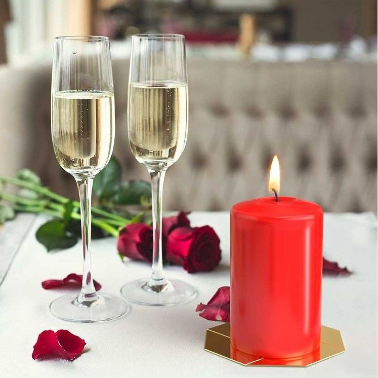 Kerze 60 × 100 mm – elfenbeinfarben