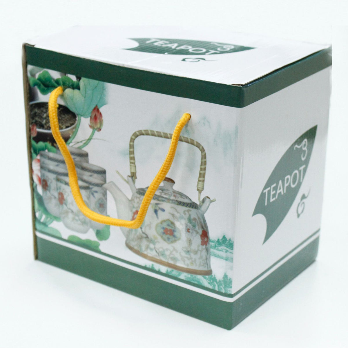 Kräutertee-Set – Blaues Muster