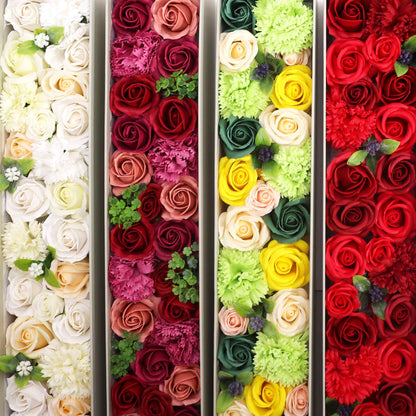 Extra lange Schachtel – Klassische rote Rose