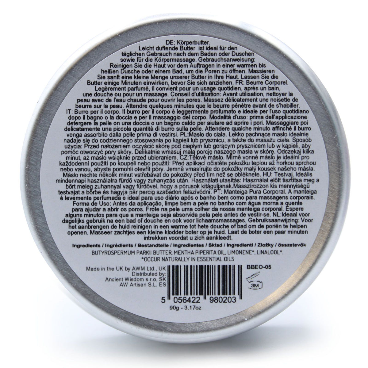 Aromatherapie-Shea-Körperbutter, 90 g – Sandelholz