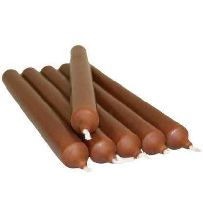 Braune Tischkerzen (100 Stück)