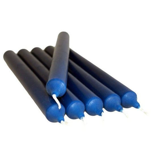 Dunkelblaue Tischkerzen (100 Stück)