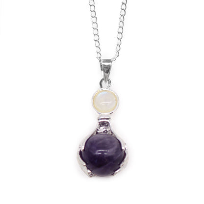 Anhänger „Heilende Hände“ – Amethyst