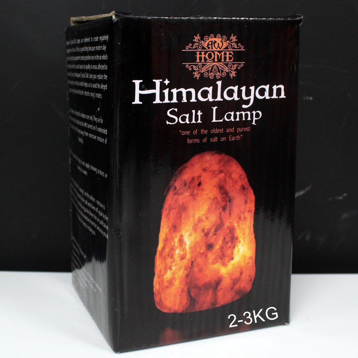 Natursalzlampe mit Sockel, 2–3 kg