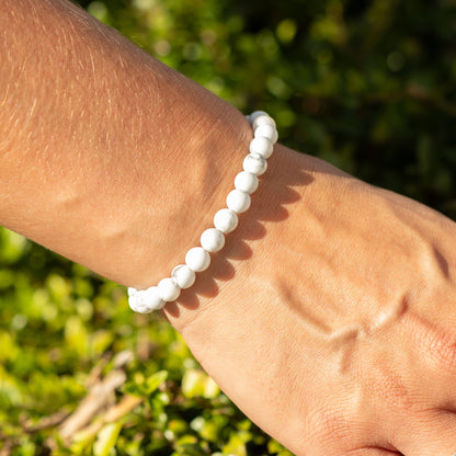 Zartes Mineralarmband Petite – Howlith