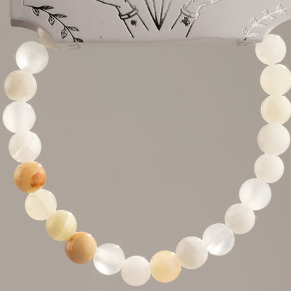 Zartes Mineralarmband Petite – Mondjade