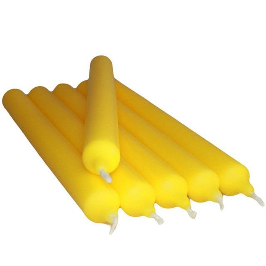 Gelbe Tischkerzen (100 Stück)