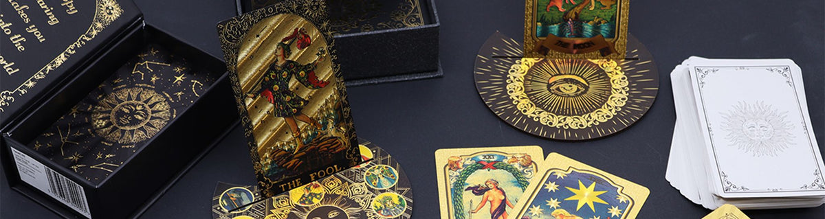 Rubin-Tarot-Geschenkset – Rosa Box