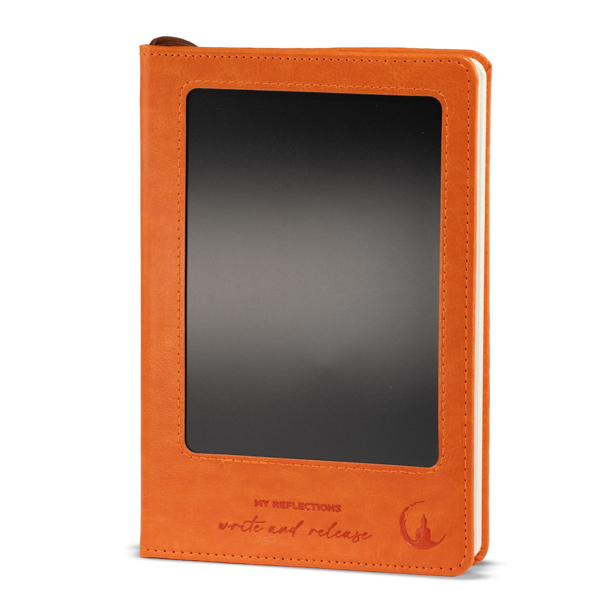 A5-Notizbuch mit LCD-Panel – Orange.